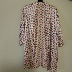 Silk Victoria's secret robe.